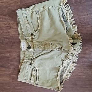 We The Free distressed frayed shorts sz 27!